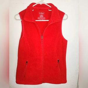 L.L. Bean fleece vest